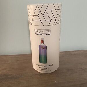 New Brumate Hopsulator Twist 16oz For Aluminum Bottles Glitter Green/Pink